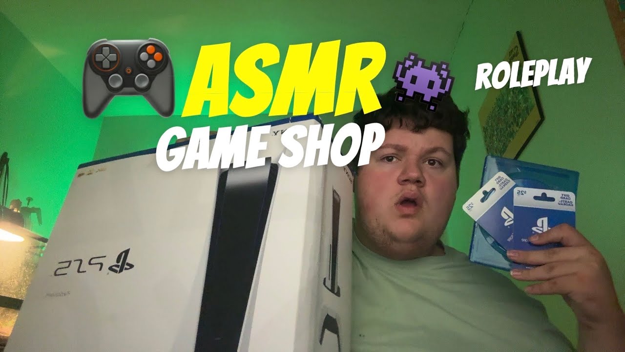 ASMR | POV Game Shop 🎮 Whispered Roleplay (Tapping + Crinkles)