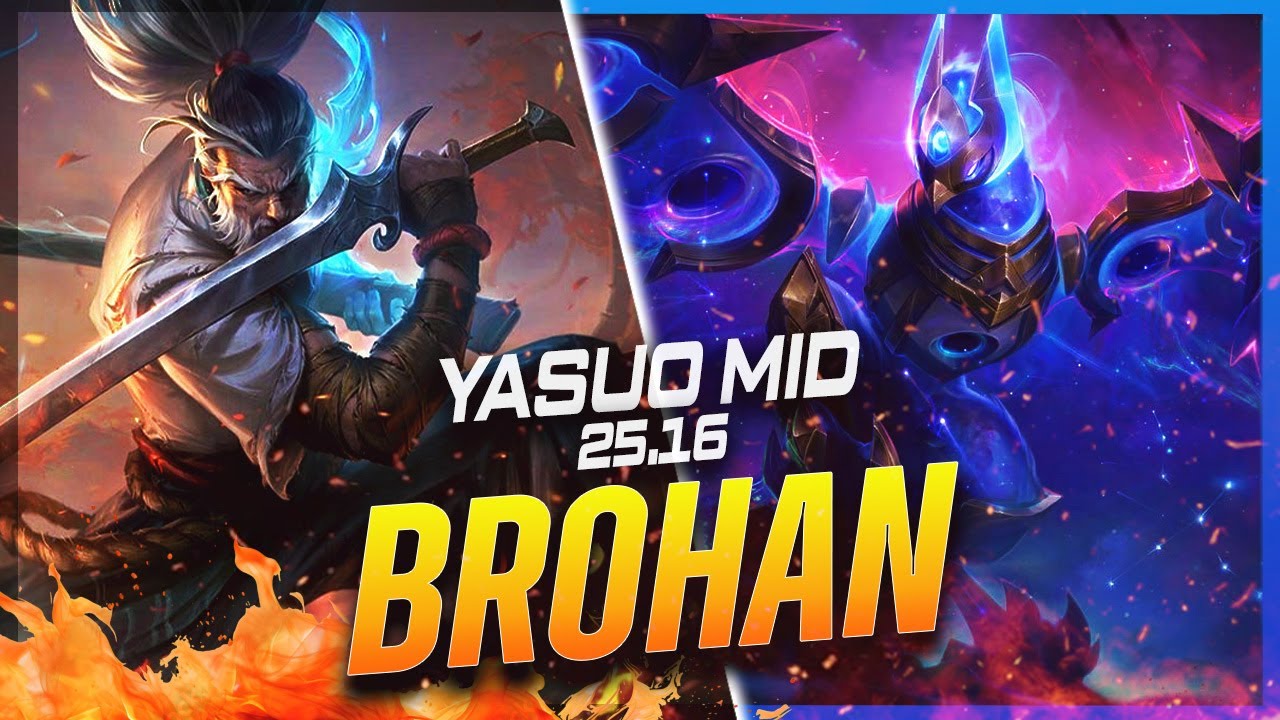 BROHAN - Yasuo vs Anivia MID Patch 25.16 - Grandmaster Yasuo Gameplay