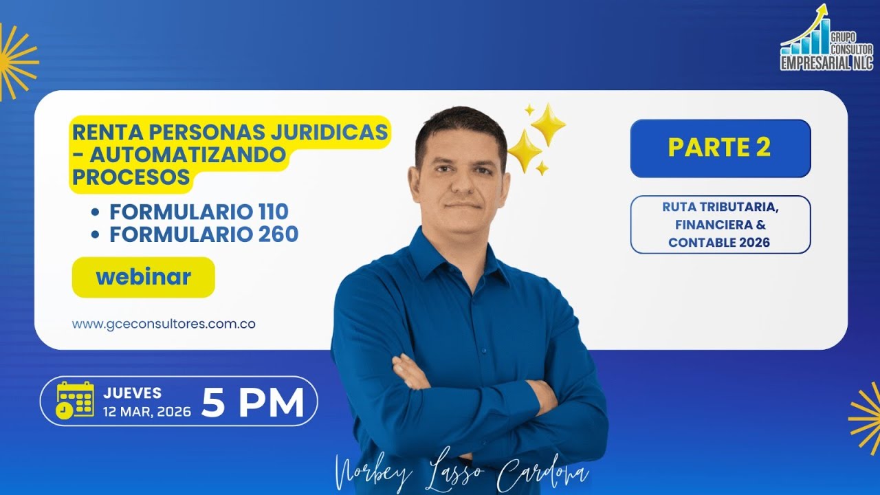 AUTOMATIZANDO LA RENTA DE PERSONAS JURIDICAS - FORMULARIO 110 & FORMULARIO 260