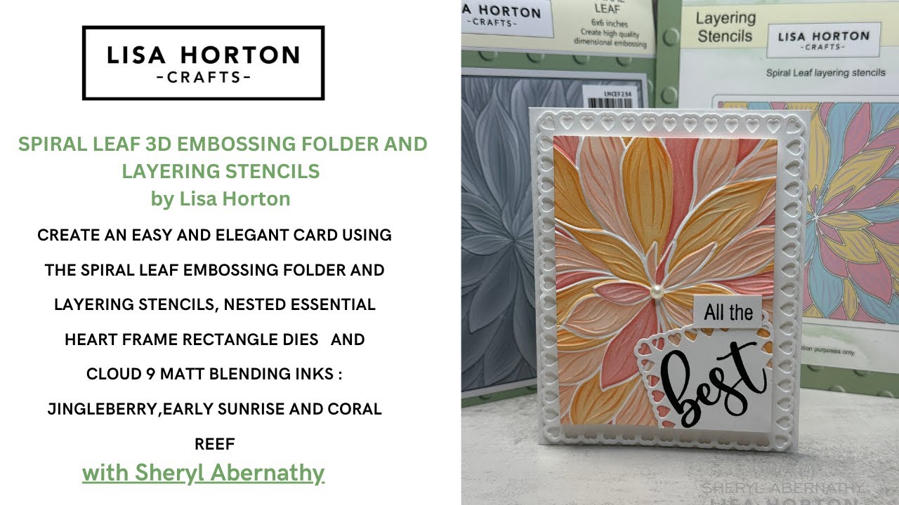 New Spiral Leaf products by Lisa Horton Crafts