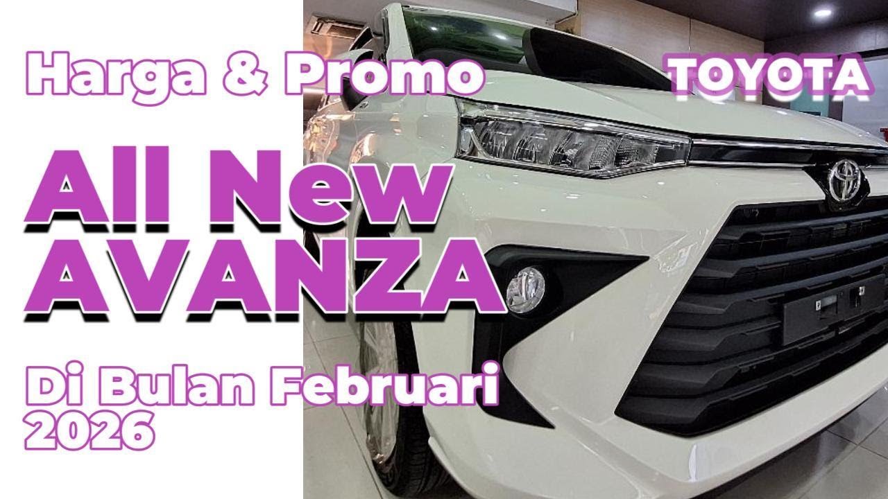 New AVANZA G Putih 2026 |Harga & Promo New AVANZA di Februari Tahun 2026 |Toyota Medan 085362072000