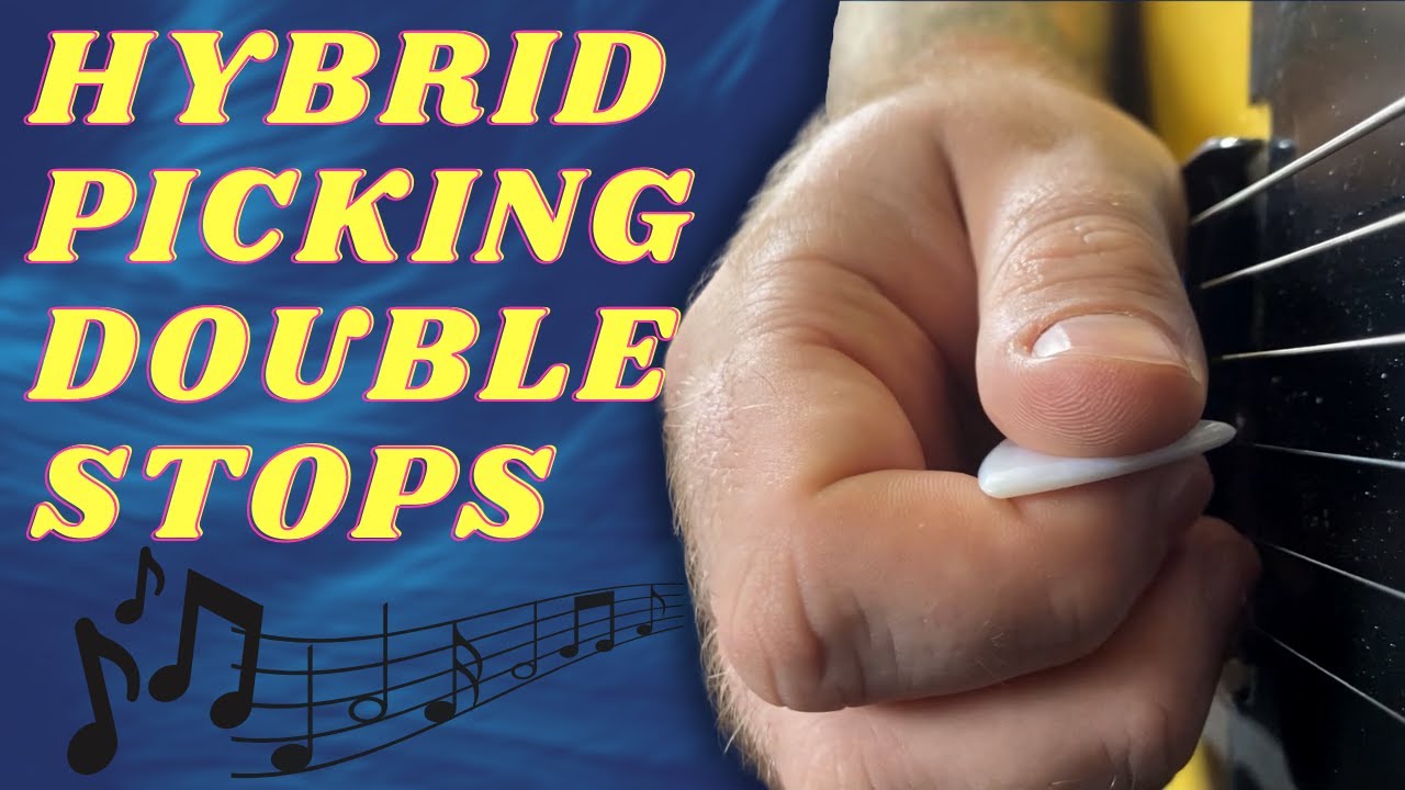 Intermediate Hybrid Picking Lesson - 2 Finger Double Stop Technique