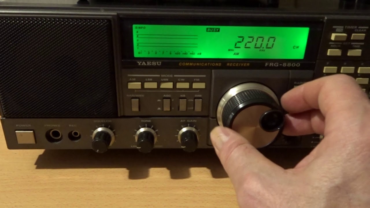 Yaesu FRG-8800 RTTY Langwelle Mittelwelle long wave medium wave
