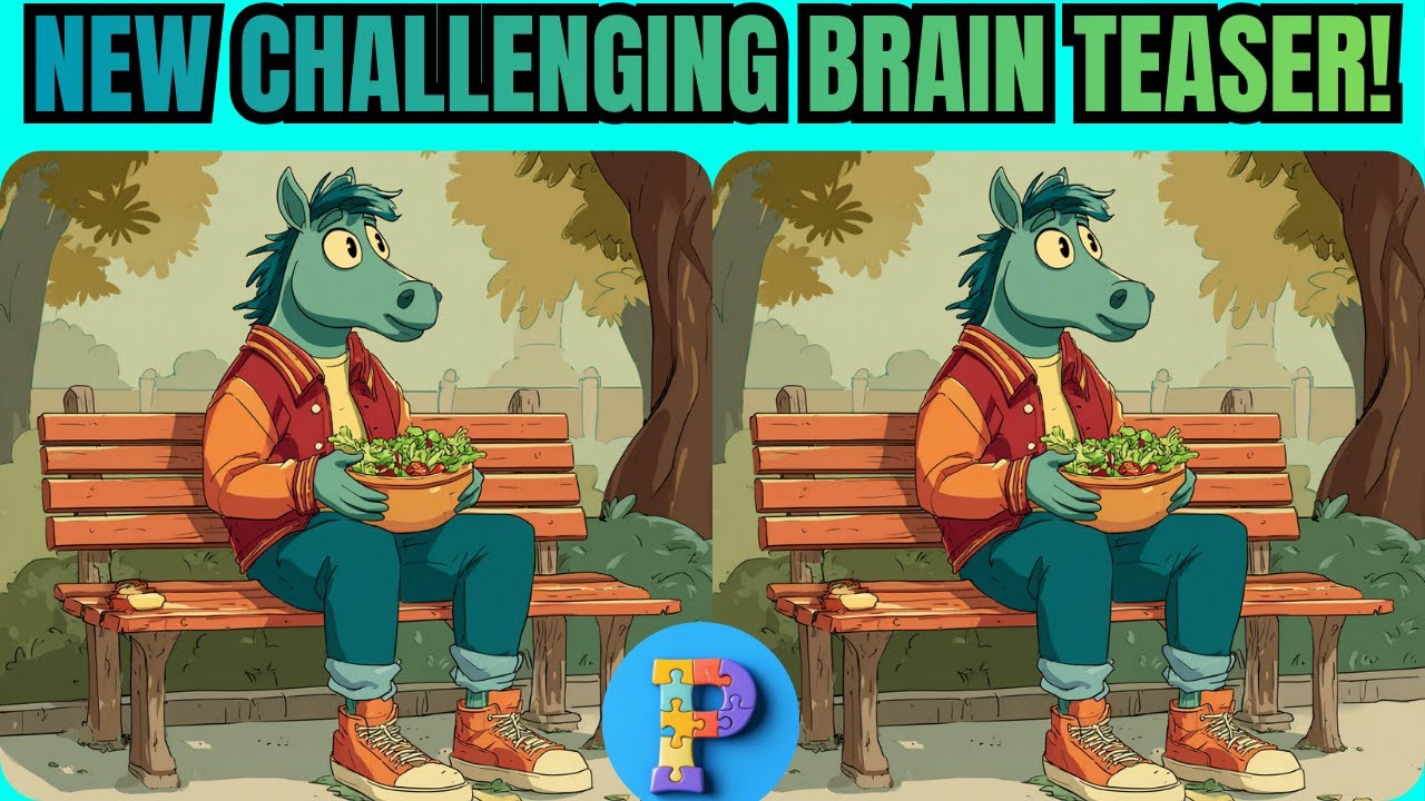 A New Tough Puzzle Awaits! 🧩Spot The Difference!🧩 Can you find all five?