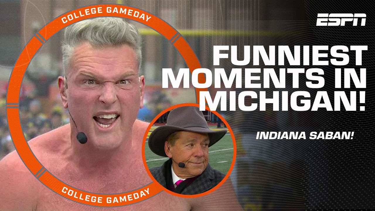 'IT'S COLD AS S***!' 🤣🥶 Things got UNHINGED in Michigan! 🍿 | College GameDay