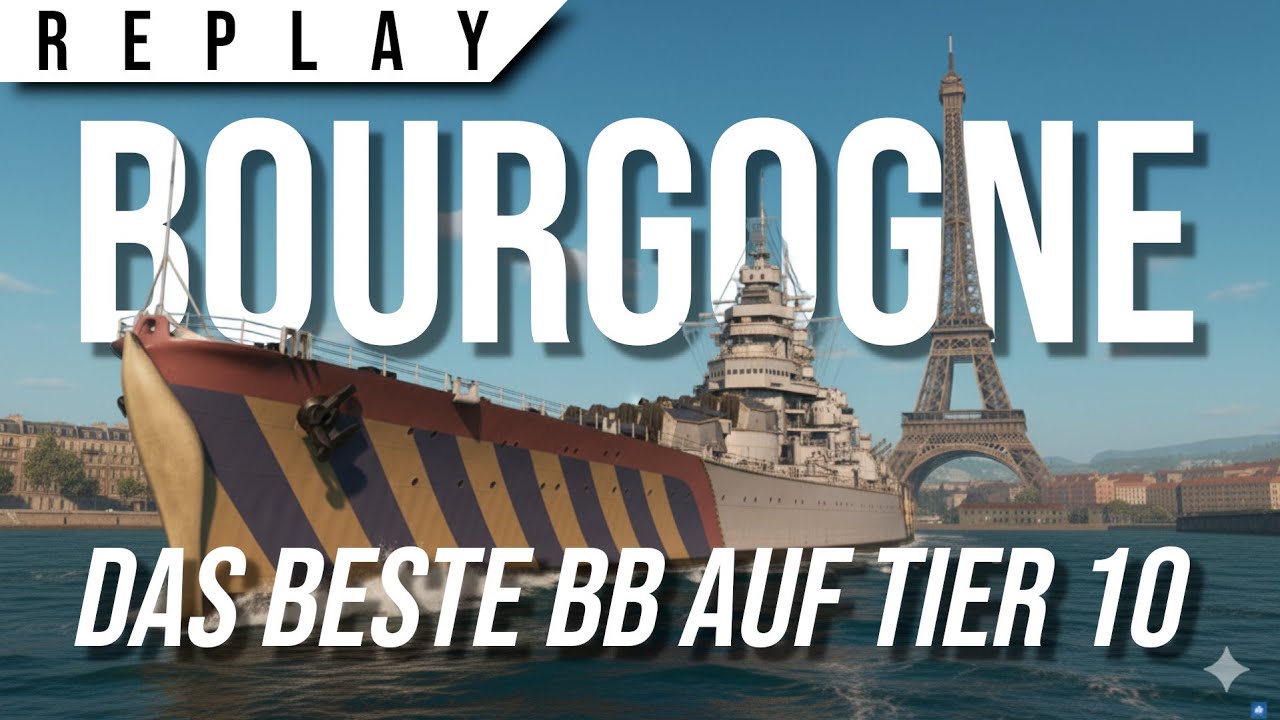 🇫🇷 Bourgogne - Ramming Speed? Not today Conq! (World of Warships Replay deutsch / german)