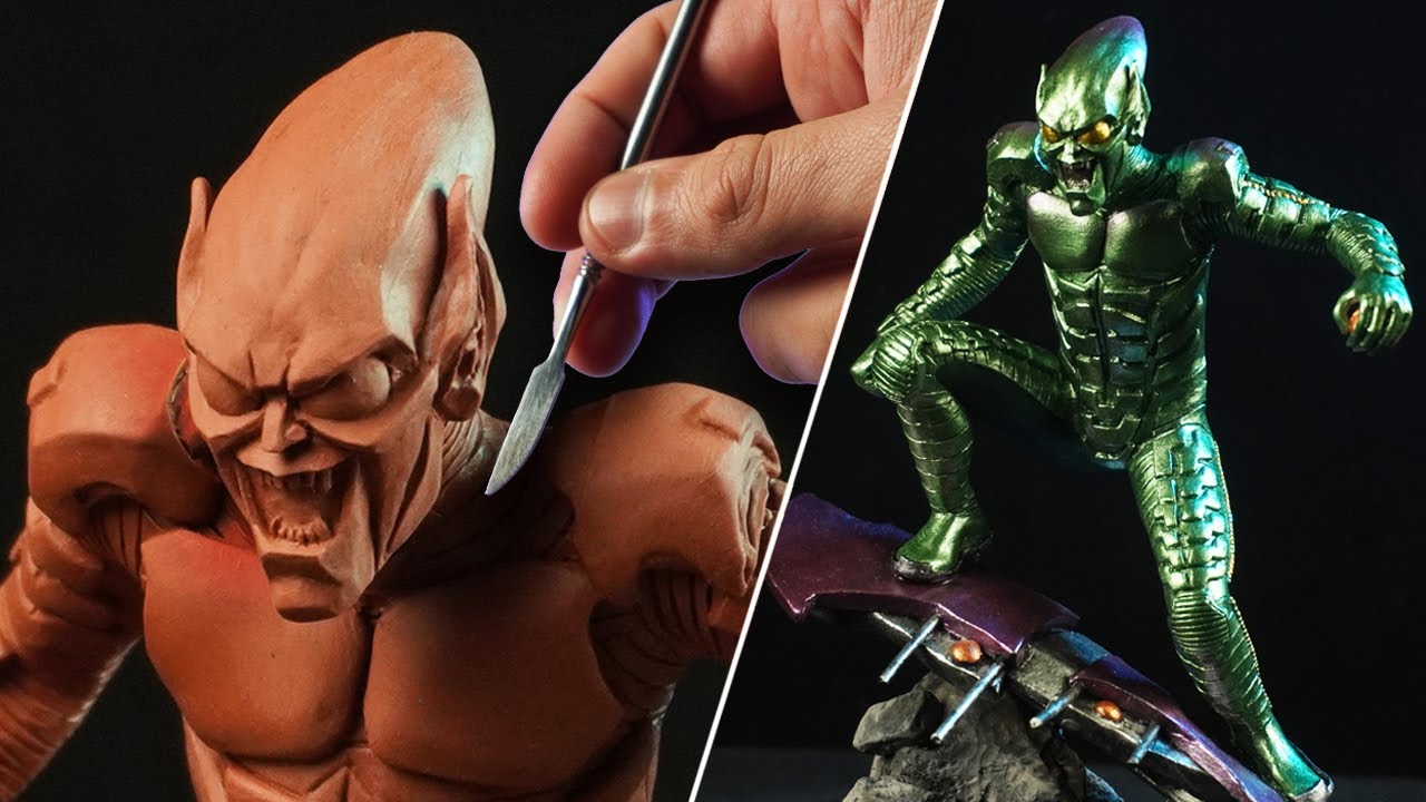 Sculpting GREEN GOBLIN | Spider-Man: No Way Home