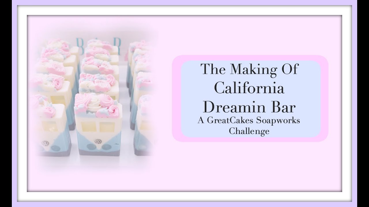 The SNOBLOVE Bar: California Dreamin a Cold Process / Melt & Pour Soap