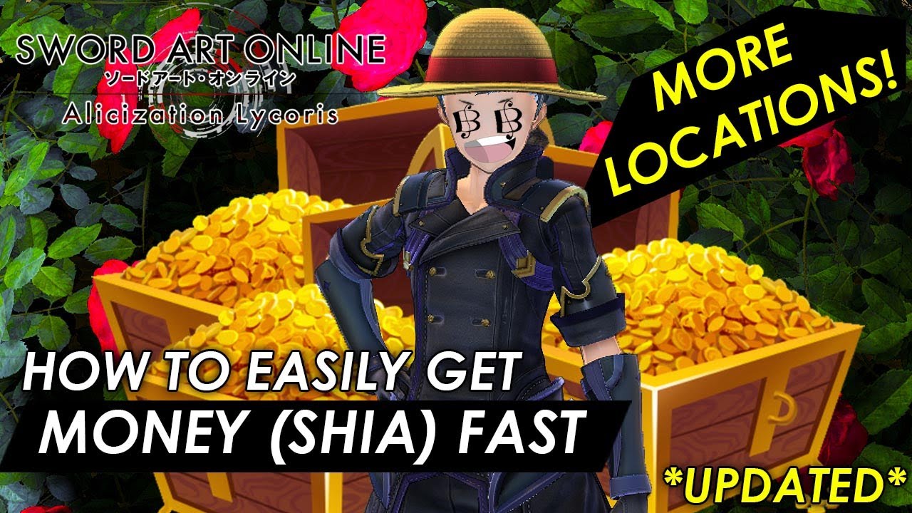 Sword Art Online: Alicization Lycoris -How to FARM MONEY (SHIA) (FAST & EASY) (Guide) UPDATED