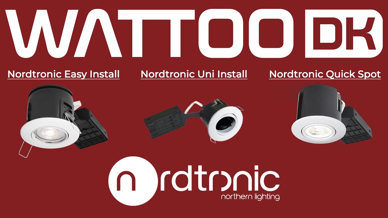 Guide: Nordtronic Quick Spot, Nordtronic Uni Install og Nordtronic Easy Install