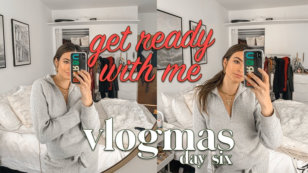VLOGMAS DAY 6: GET READY WITH ME + photoshoot with who what wear in nyc