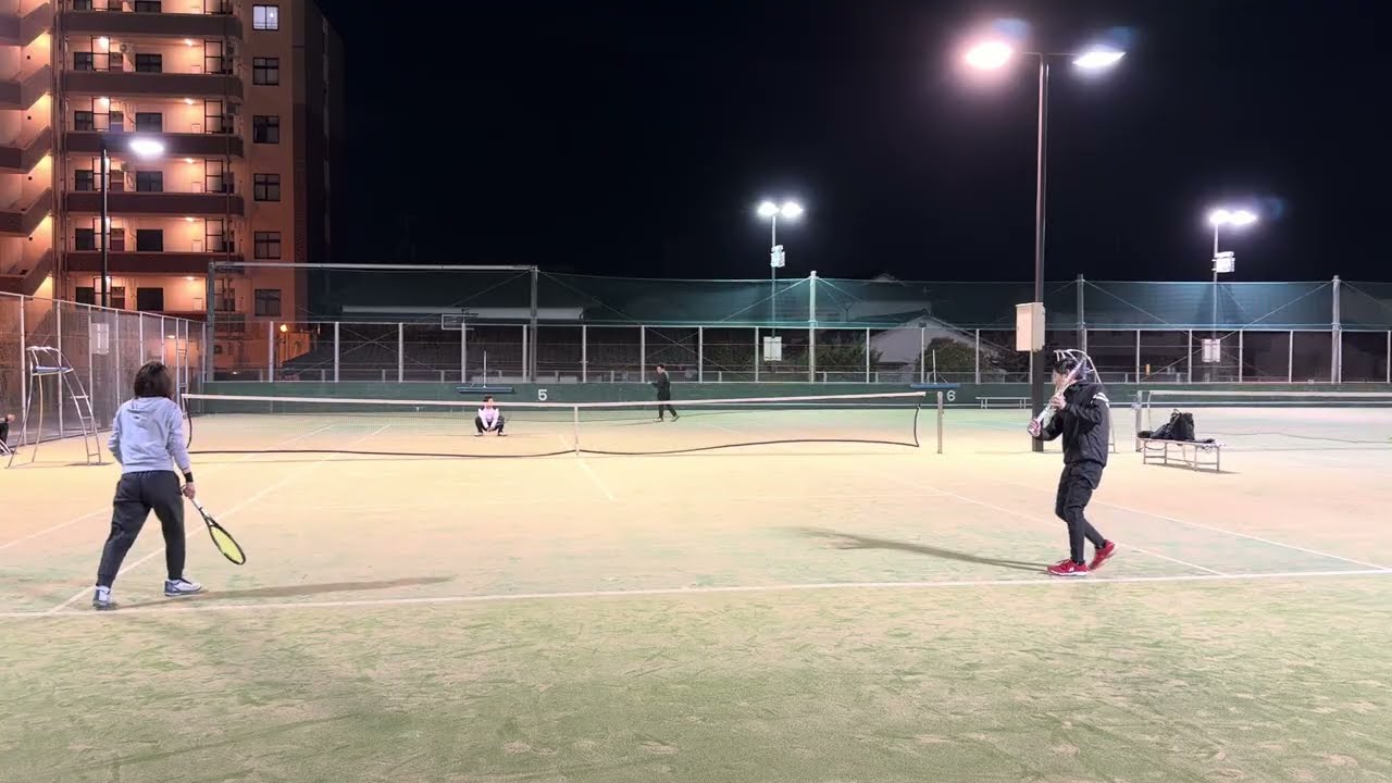 とすてに🎾（テニスベア） 2/28（土）　2試合目　2-2