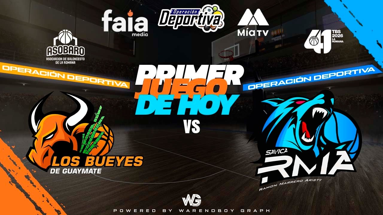 TBS #41 LA ROMANA - BUEYES DE GUAYMATE VS. RAMÓN MARRERO ARISTY SAVICA  - DOMINGO 22 DE FEBRERO 2026
