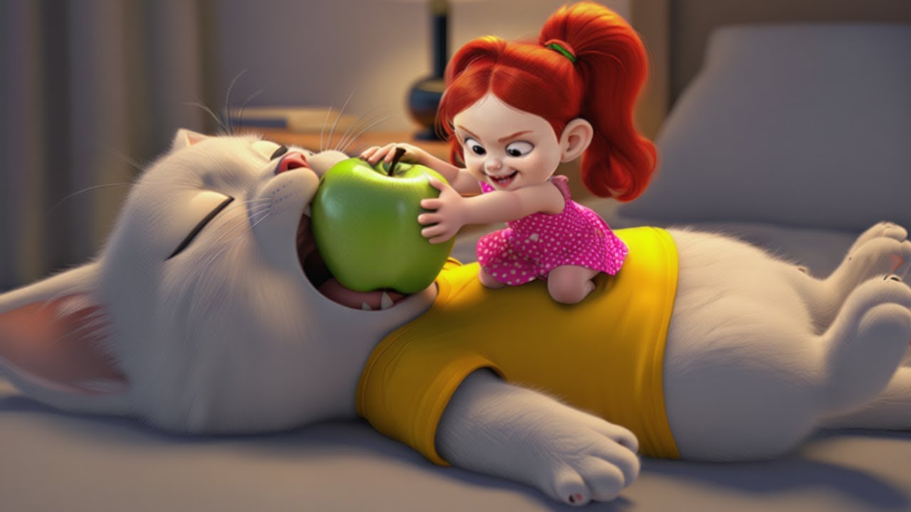 Compilation 🤮🍏 The Kitten Ate a Strange Apple… Then Chaos Broke Out in Class! | Epic Cat Animation