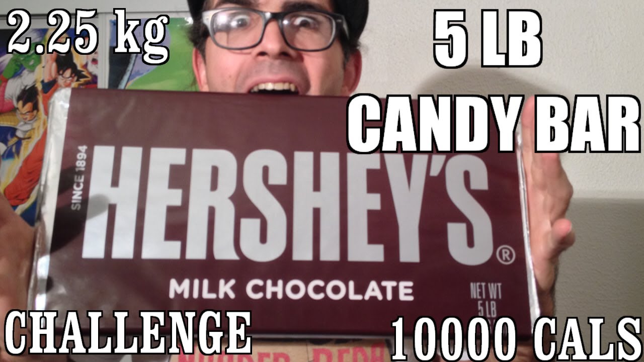 Челлендж с 5-фунтовым батончиком Hershey на 1 миллион просмотров (