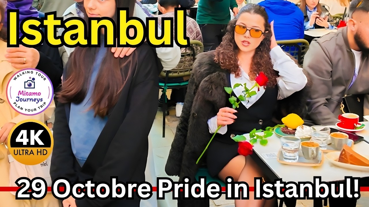 🇹🇷 What Does Republic Day Feel Like in Istanbul? | Galata Tower & İstiklal Street Walk 2025