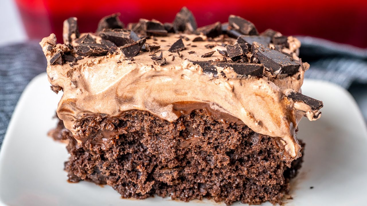 Death by Chocolate Poke Cake