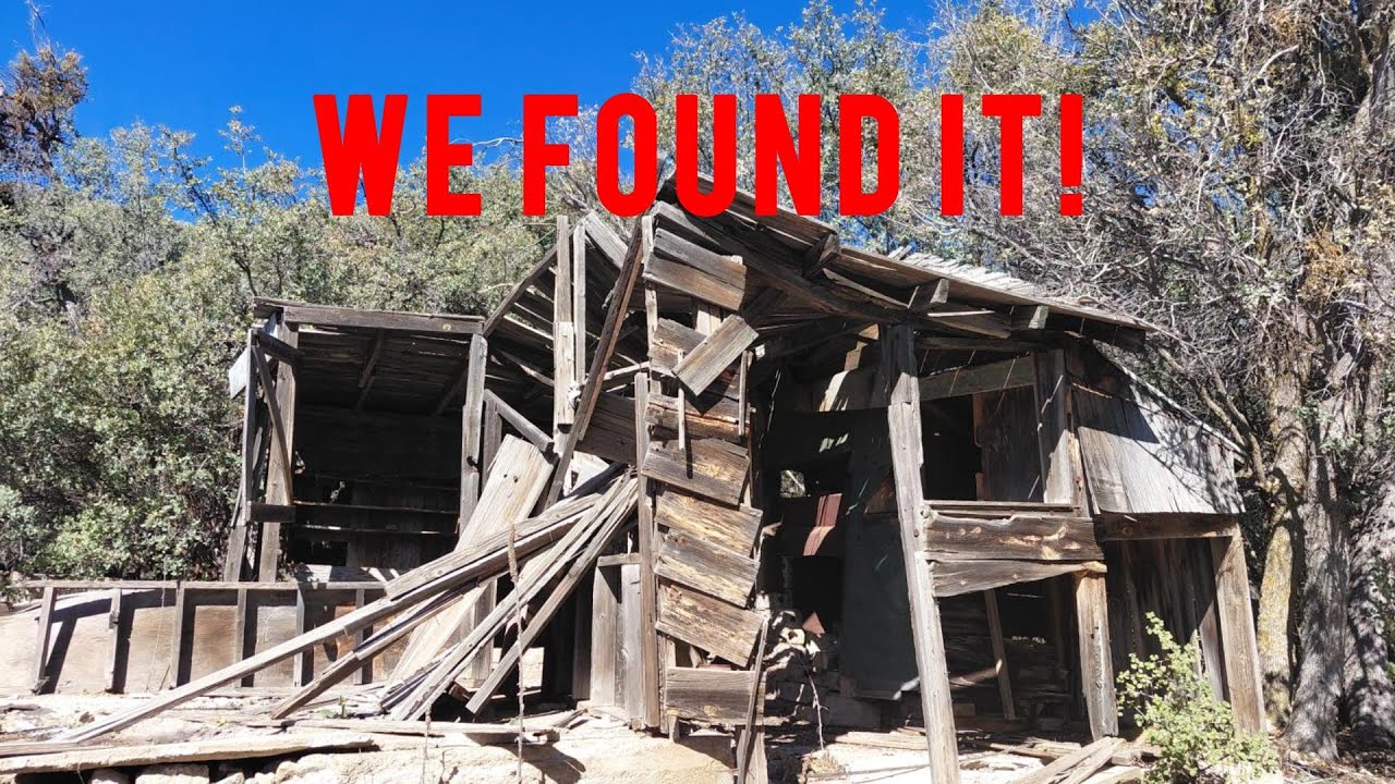 Found an Abandoned Miners Camp with a Hidden  Mine Shaft