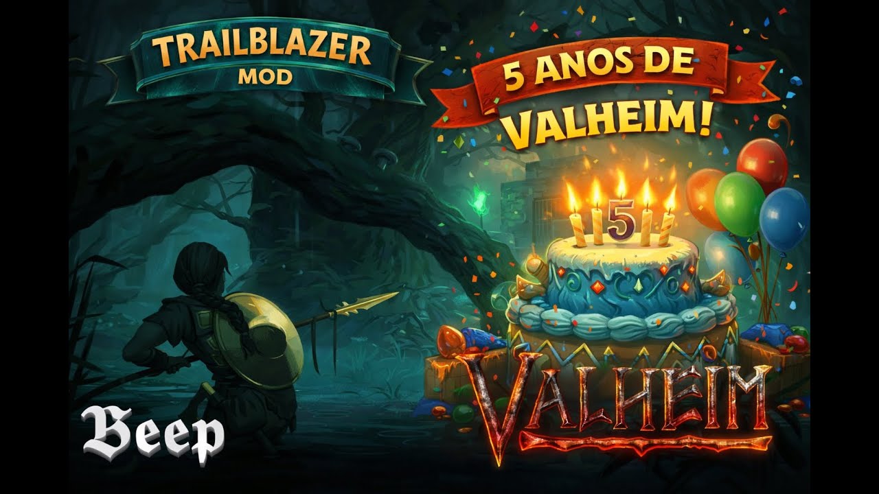 VALHEIM | Trailblazer  | 23 | Five Years of Valheim! -PTBR-
