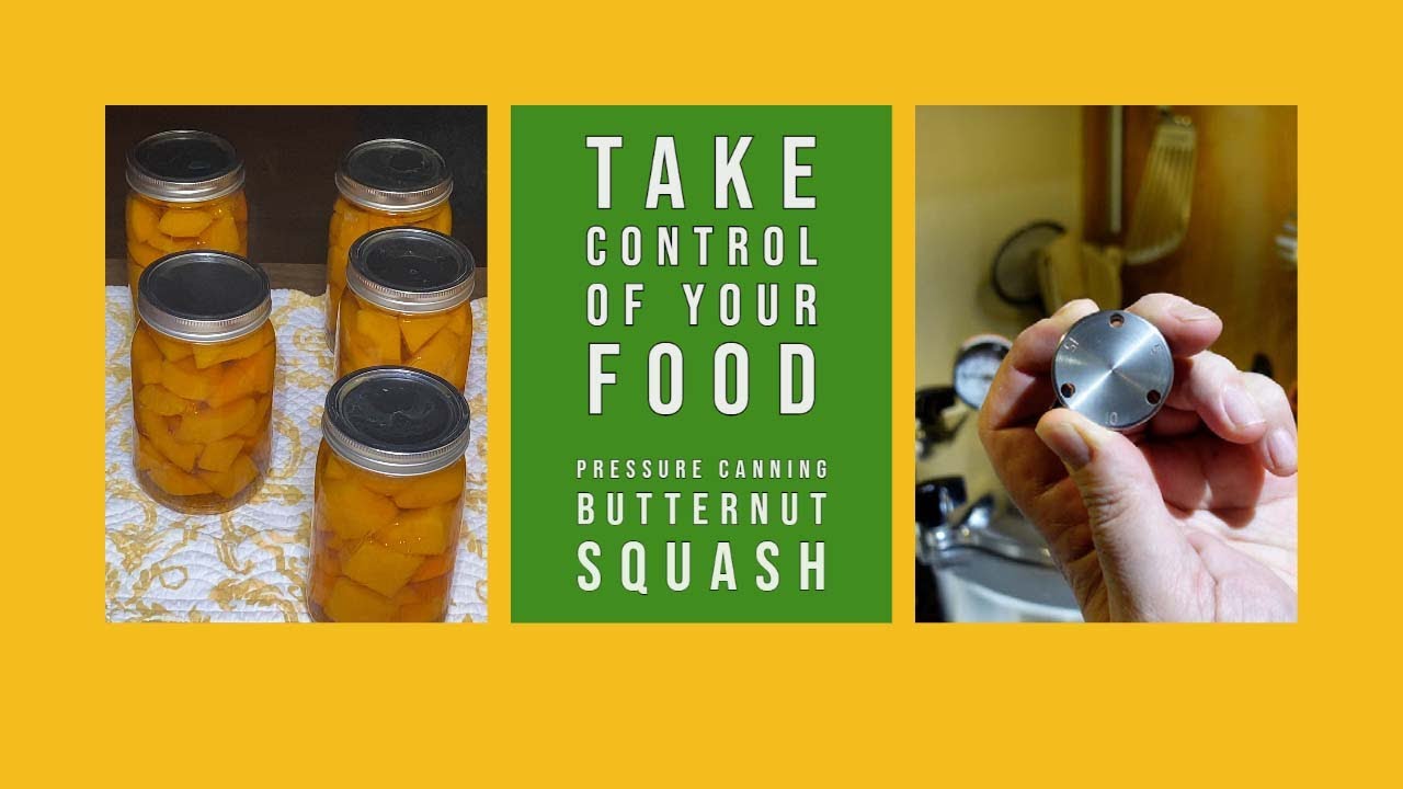 Pressure Canning Butternut Squash
