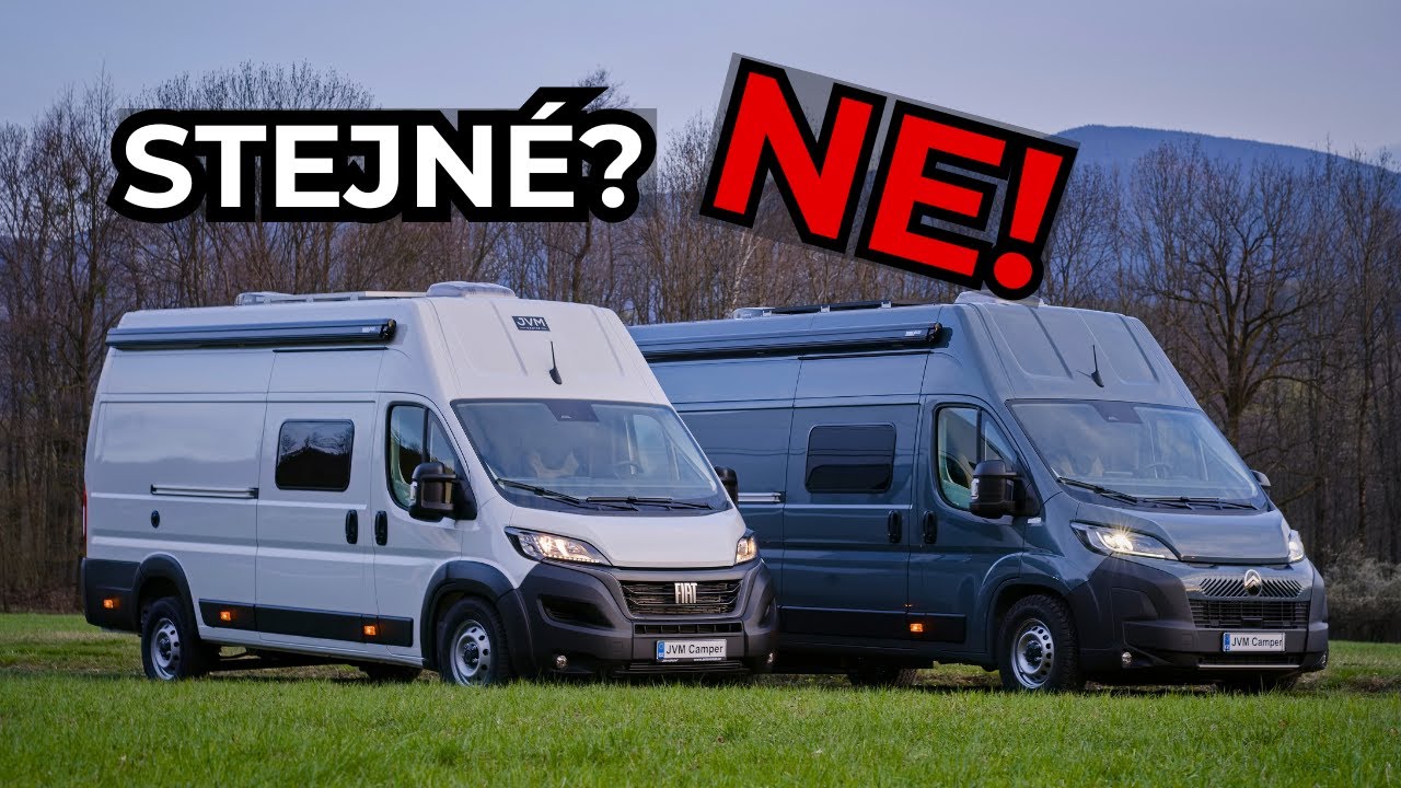 Který vybrat? Ducato nebo Jumper jako obytný vůz? 🚐 | JVM Camper