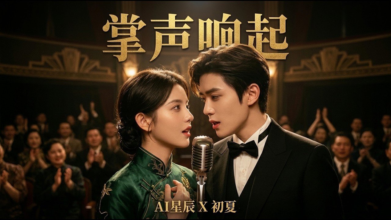 坚持到最后的人，才有掌声《掌声响起》AI星辰 X 初夏 男女励志合唱