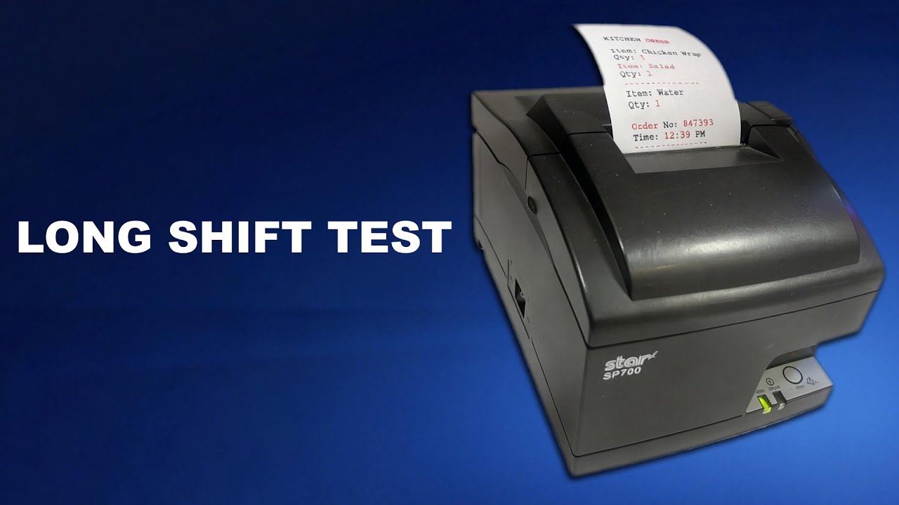 Star SP700 Continuous Printing Test | Non-Thermal Kitchen Printer Paper