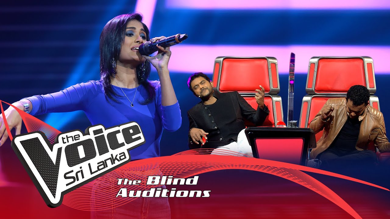 Nadee De Silva - Roopa Sobawata Hitha Waha Watuna (රූප සොබාවට)| Blind Auditions |The Voice Sri Lanka