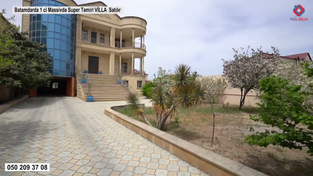 #Badamdarda VILLA  S A T I L I R‼️ 👍 10 Sot Torpaq Sahəsi, 1100 m², 3 mərtəbəli 850.000 AZN #villa