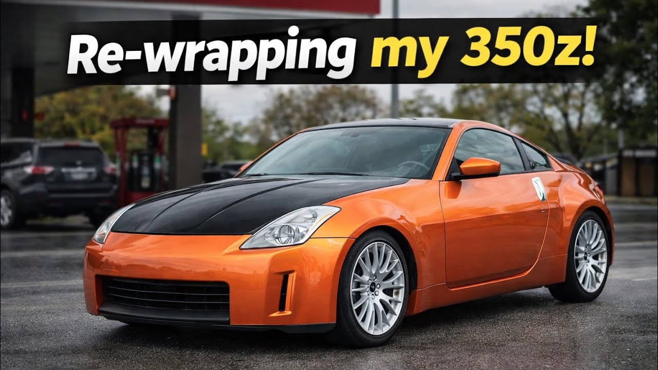 Re-Wrapping my 2003 Nissan 350z!! Pt.1