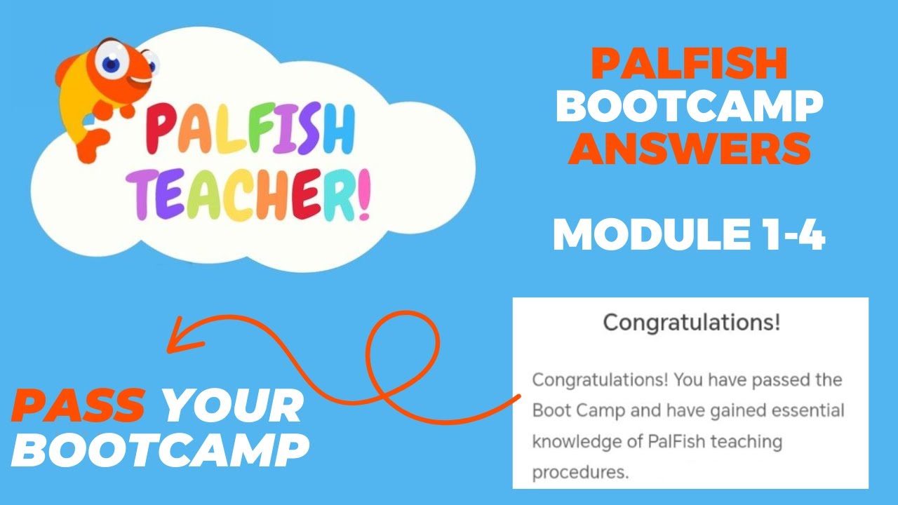 PalFish Bootcamp Quiz Answers 2024: Pass Modules 1-4 with Ease!