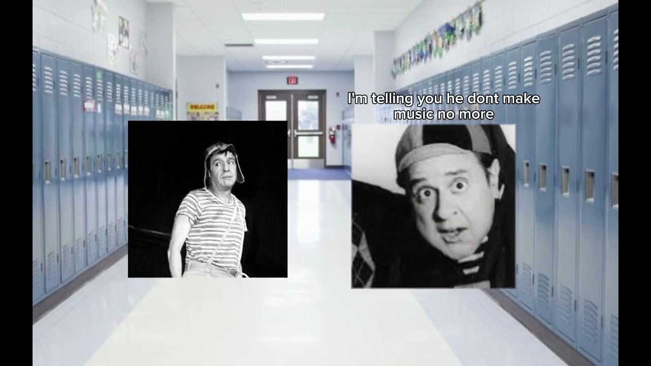 Chaves só queria escutar música 🎶