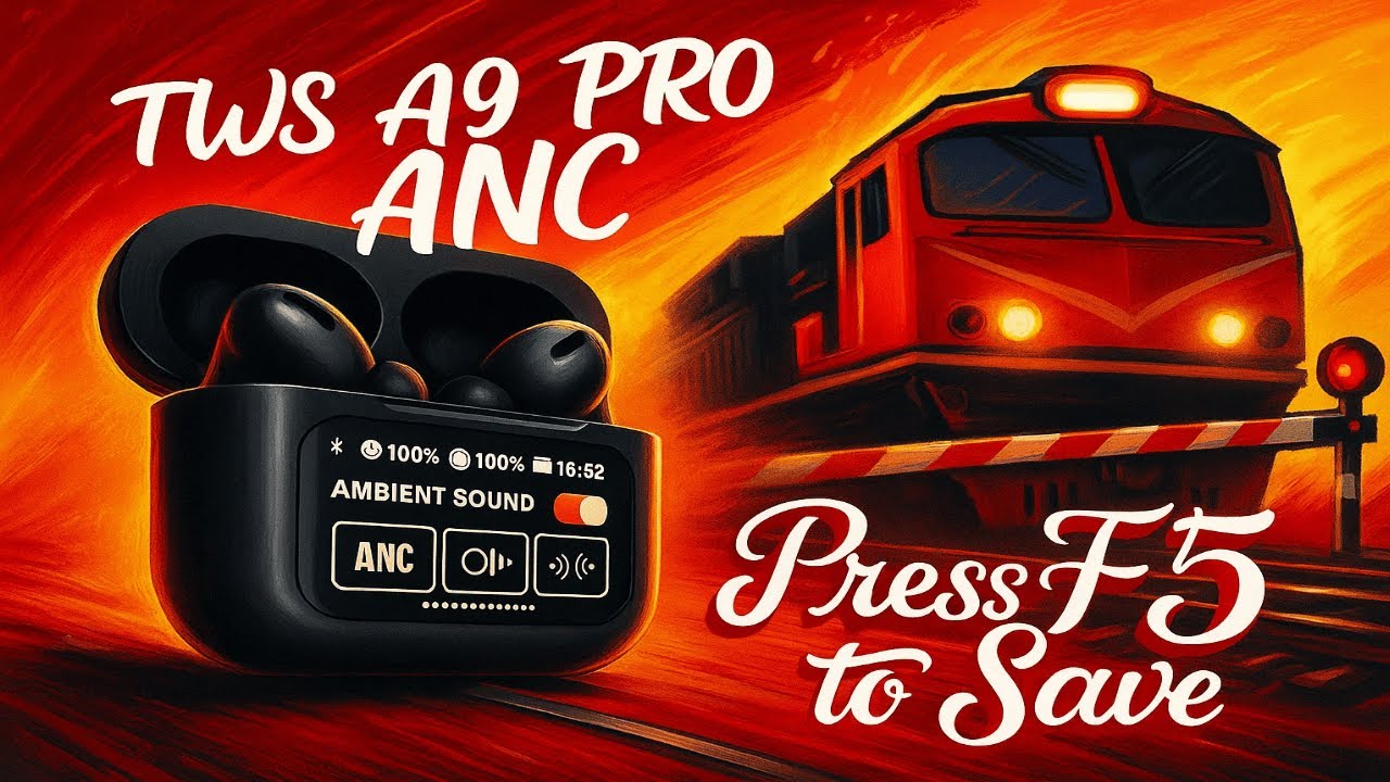 TWS A9 PRO ANC &mdash; Обзор Наушников с Экраном. Press F5 to Save
