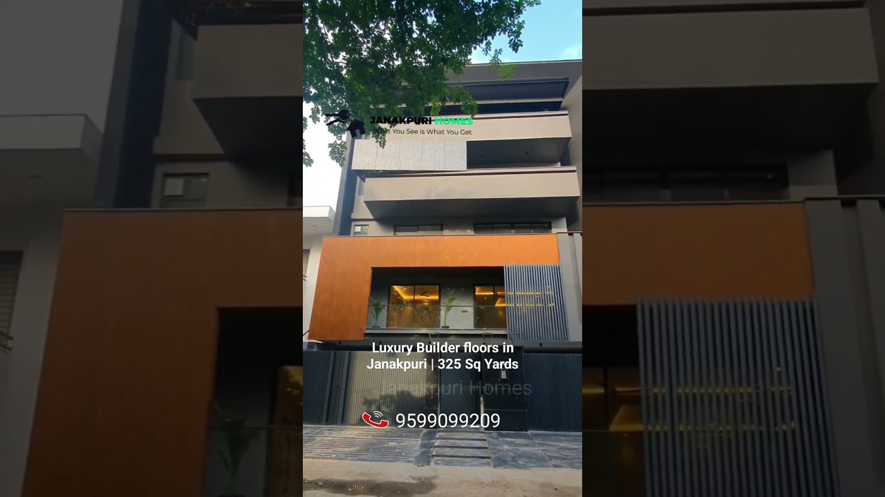 Luxury Builder Floor for Sale in Janakpuri, West Delhi | 325 Sq Yards #luxuryfloors #builderfloor