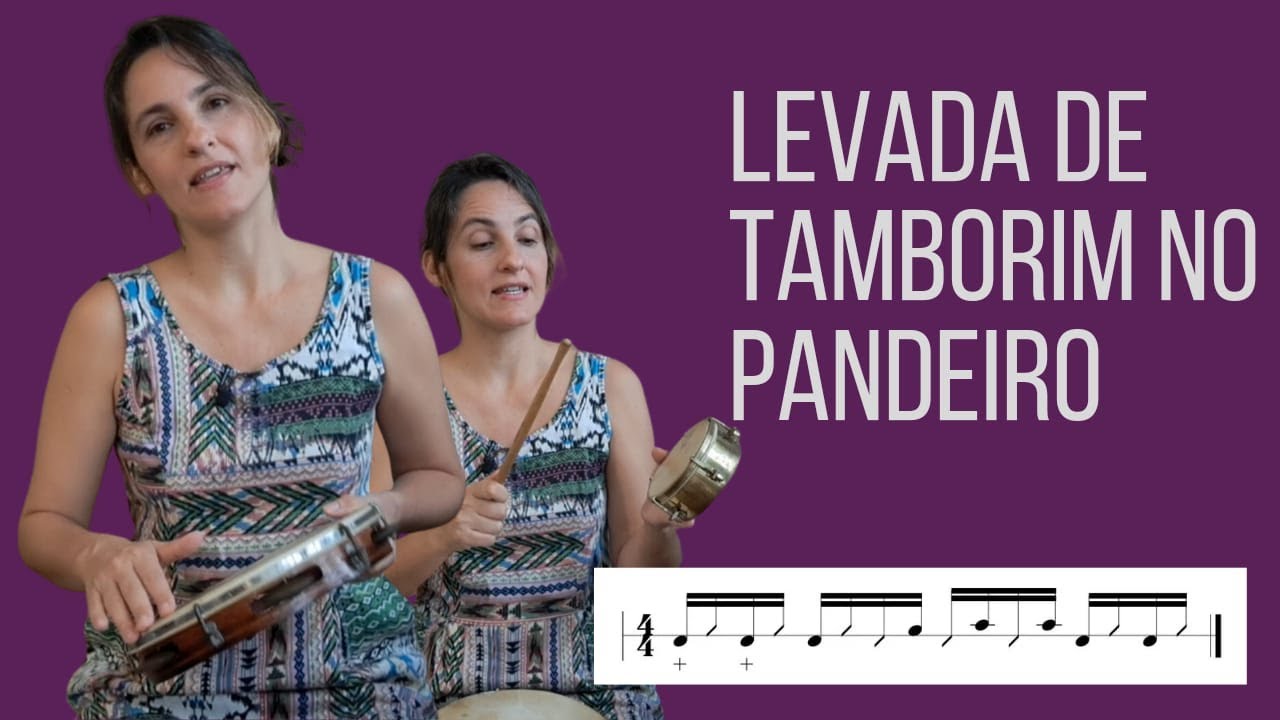 Levada sincopada para choro sambado e samba sincopado. Imitando uma frase do tamborim! #pandeiro