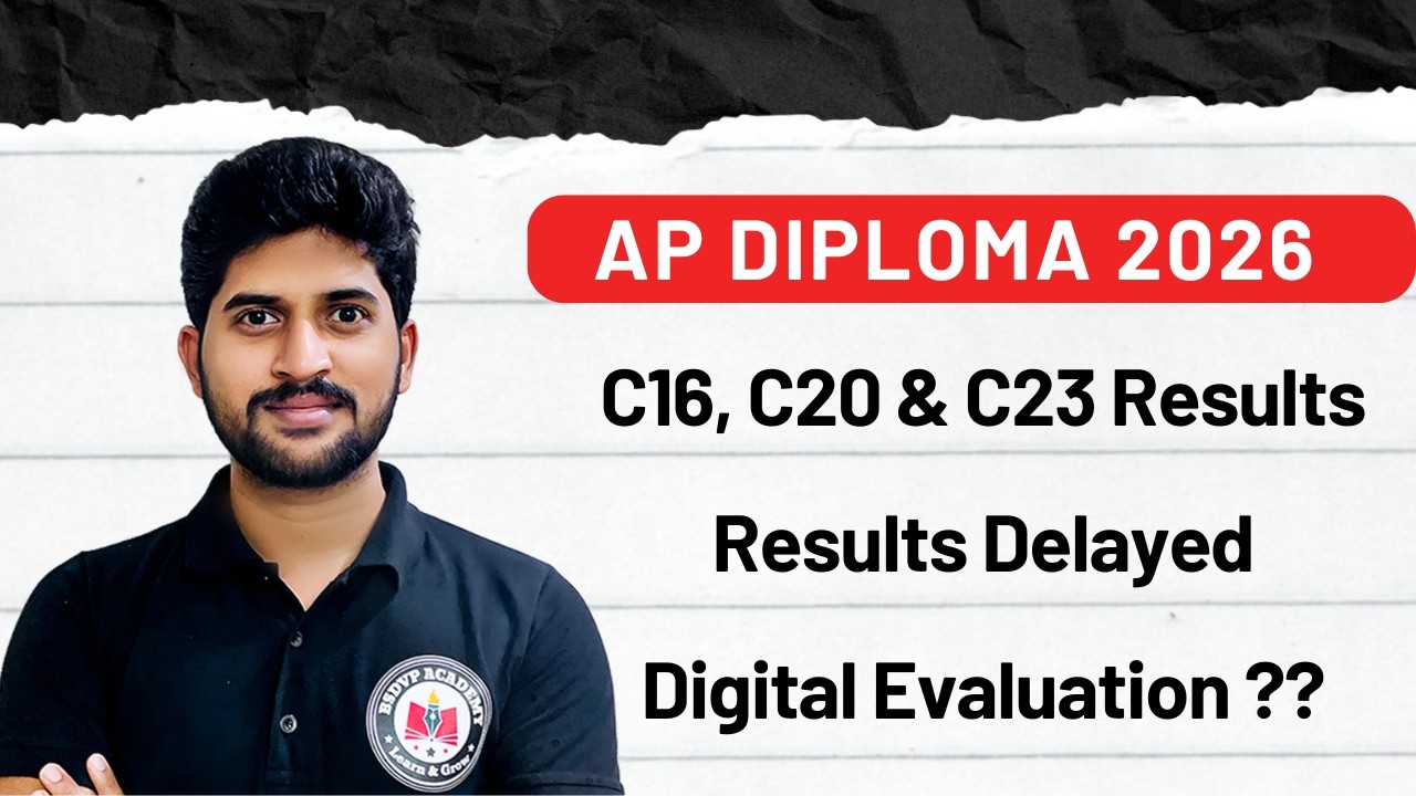 AP Diploma 2026 Results Delayed? C16, C20 & C23 Latest Update