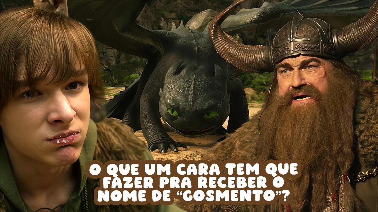 COMO TREINAR O SEU DRAGÃO LIVE ACTION É IGUALZINHO AO DESENHO, SÓ QUE MAIS ESCURO