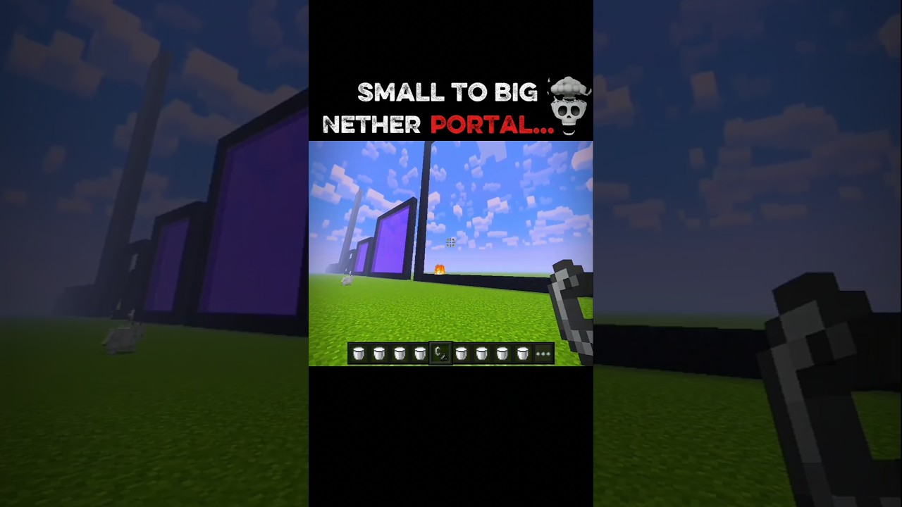⚠️Small to big Nether Portal⚠️ 