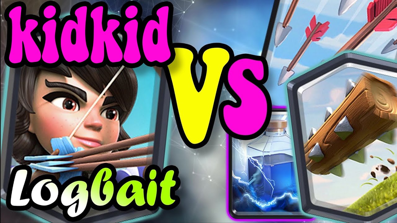 KIDKID LOGBAIT CLASSIC vs Hard Counter 🏆 Best Log Bait Deck in Clash Royale