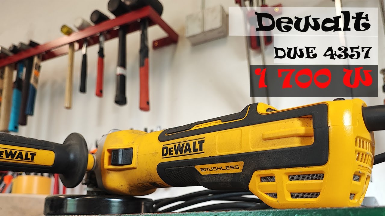 Bezuhlíková úhlová bruska/Brushless angle grinder  DWE 4357
