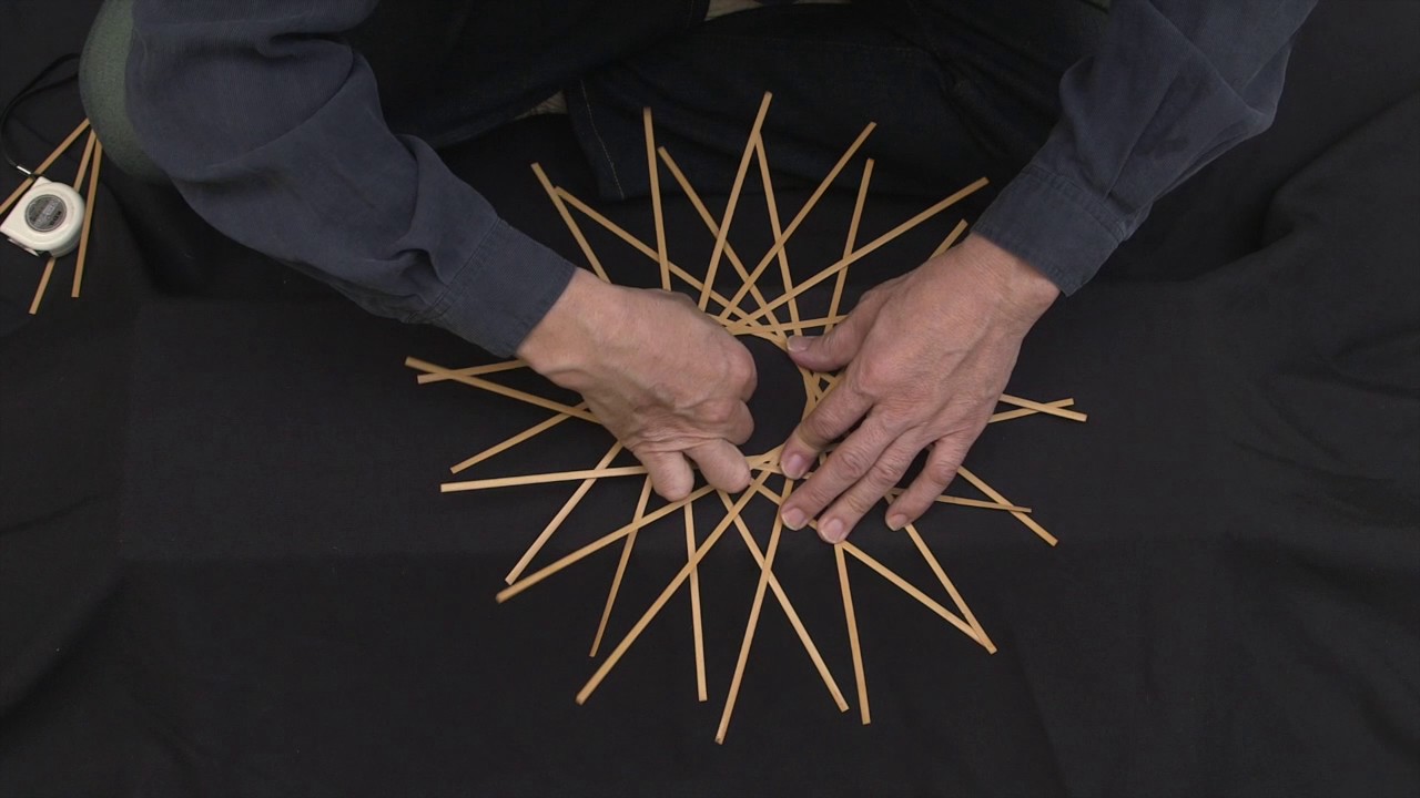 Circular Plaiting for a Bamboo Basket