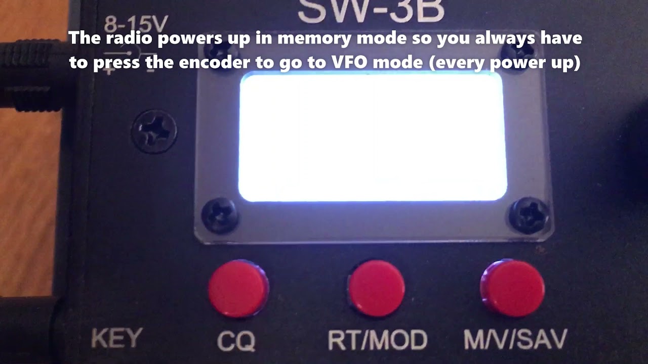 SW3B QRP CW Transceiver review