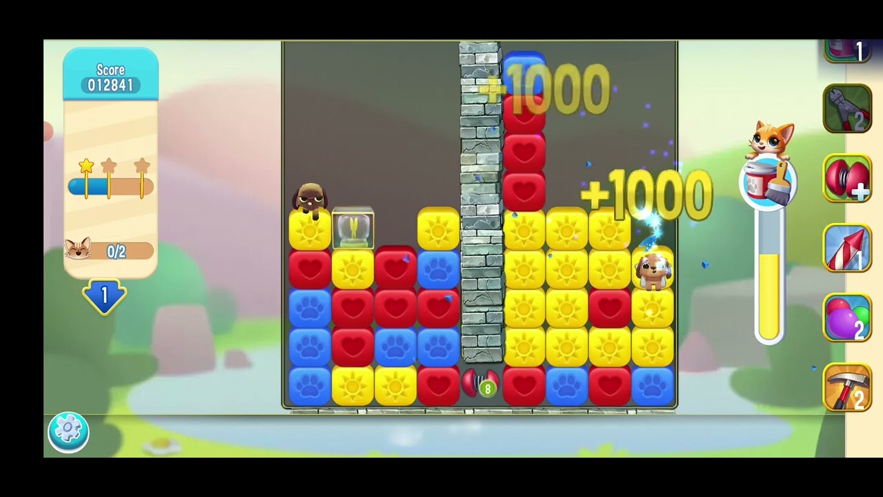 PET RESCUE SAGA LEVEL 8044 ~ No boosters ✔️✔️✔️