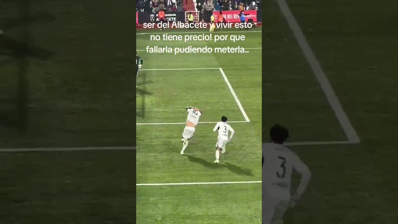 Albacete Balompié 3 Real Madrid 2 Gol de Jefte en el minuto 94
