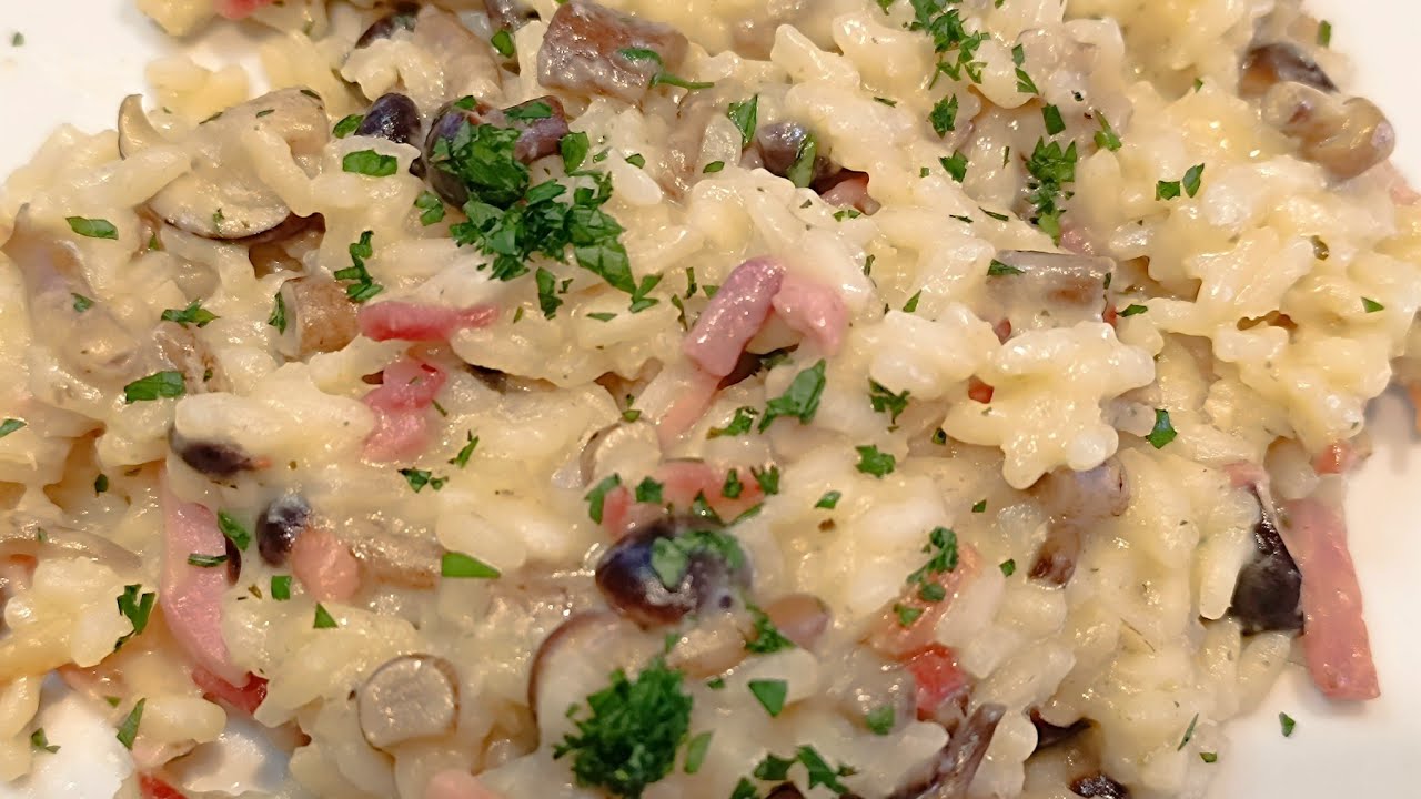 Risotto del maso ai funghi e speck- Sapori d'autunno in tavola