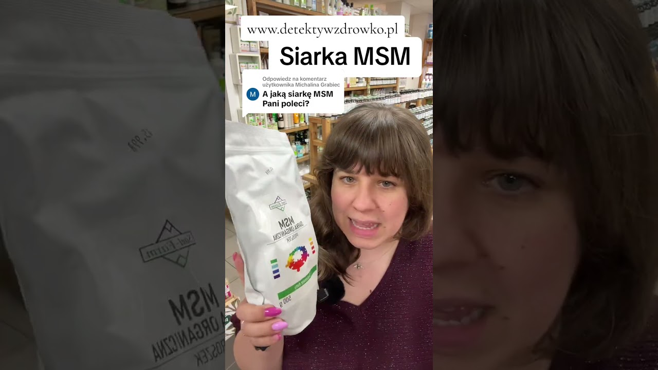 Siarka organiczna MSM - jakie mamy opcje?