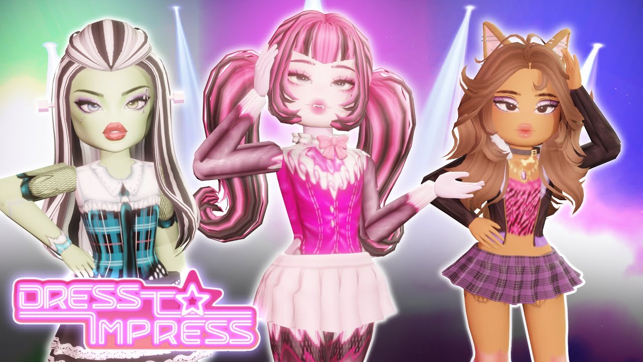 ¡Adivina las Muñecas Monster High en Dress to impress! 💁‍♀️✨ #Roblox #TeamGritón