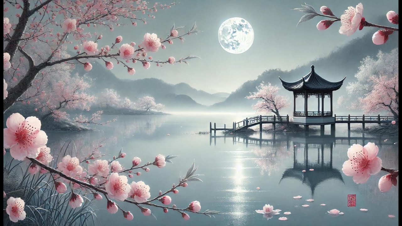 🌸Emotional Chinese Bamboo Flute & Erhu – Relaxing Oriental Music for Deep Focus & Sleep