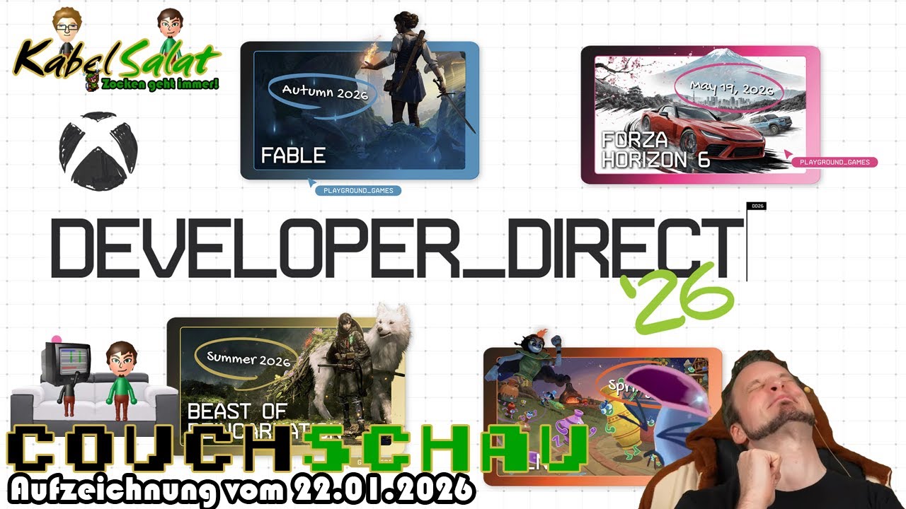 CouchSchau: Xbox Developer Direct '26 mit Bifi