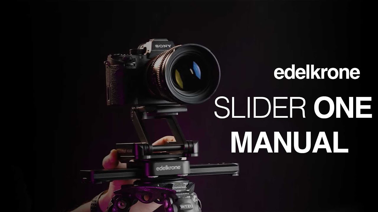 HAREKETLİ VİDEO VE FOTOĞRAF ÇEKİMLERİ İÇİN : Edelkrone SliderONE V2
